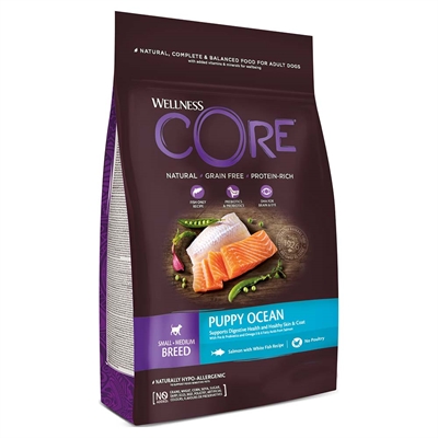 Wellness Core Puppy Ocean Hvalpefoder med Laks Small Breed 1,5 Kg